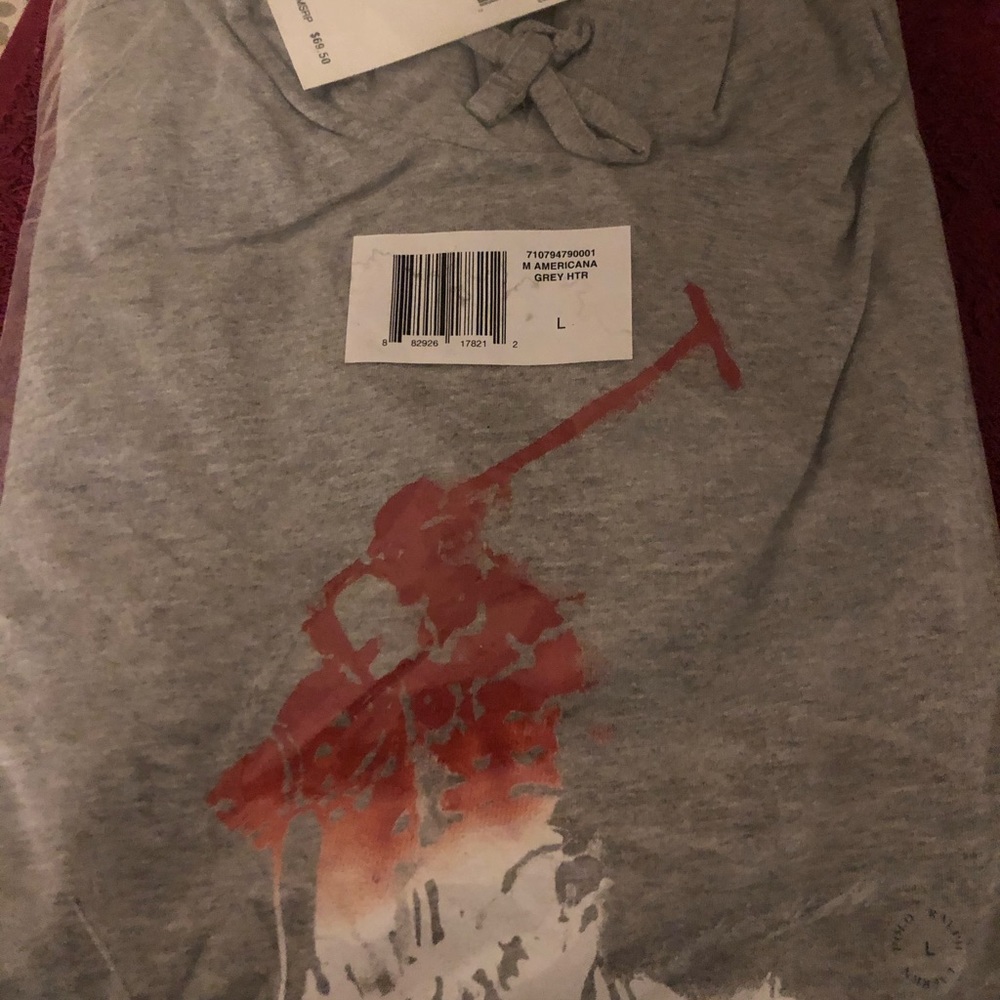 Long sleeve polo hoodie shirt